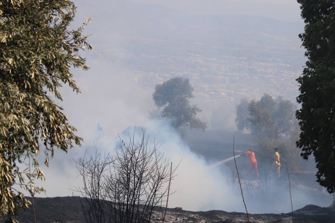 Aydın'daki yangın kontrol altına alındı. 19 er dumandan etkilendi 16